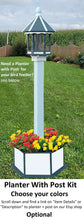 Load image into Gallery viewer, Bird Feeder Gazebo in Multi Colors Poly 6 Sided Amish Handmade Medium Size, Made in USA.

