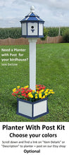 Load image into Gallery viewer, Gazebo Birdhouse Amish Made Poly With 3 Nesting Compartments
