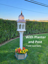 Load image into Gallery viewer, Octagon Copper Roof Poly Bird Feeder Amish Handmade Extra Large - Home &amp; Living:Outdoor &amp; Gardening:Feeders &amp; Birdhouses:Bird Feeders
