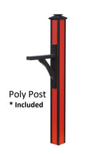 Load image into Gallery viewer, Poly Mailbox and Poly Post Set With Fire Department Design
