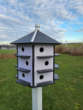 Load image into Gallery viewer, Purple Martin Birdhouse - 18 Nesting Compartments - Amish Handmade - X-Large Weather Resistant - Made of Poly Lumber - Birdhouse Outdoor - Purple Martin
