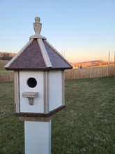 Load image into Gallery viewer, Amish Made Gazebo Birdhouse 1 Nesting Compartment, Poly Bird House, Post Not Included
