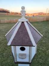 Load image into Gallery viewer, Country Bird House Amish Made, 1 Nesting Compartment Poly Birdhouse
