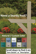 Load image into Gallery viewer, Country Barn Mailbox Teal Box, Black Box and Trim, Amish Handmade Mailbox Poly Lumber Weather Resistant

