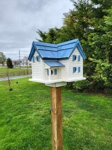 Purple Martin Amish Handmade Bird House With 6 Nesting Compartments