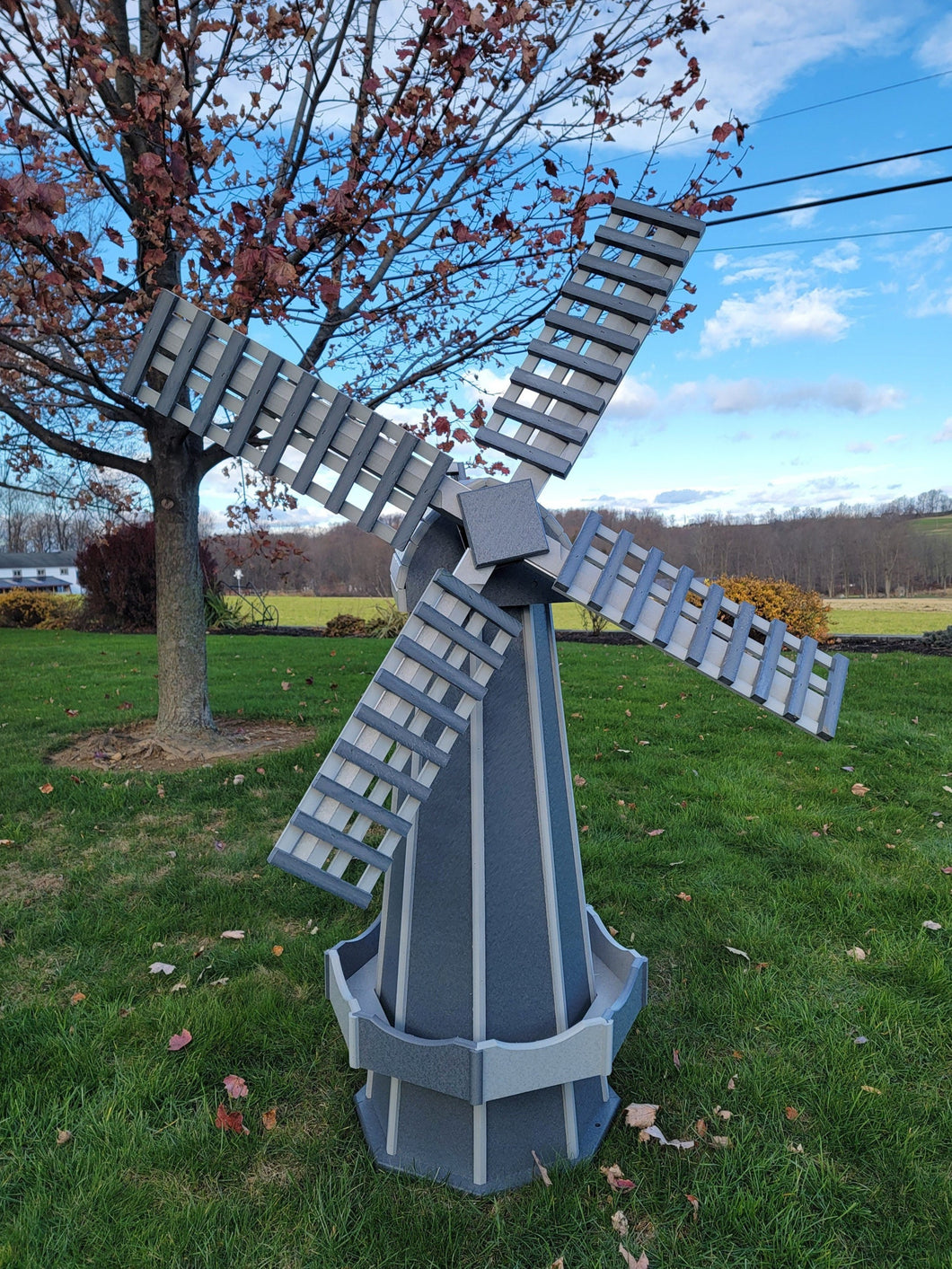 Amish Handmade Windmill Poly Weather-resistant in Multi Colors