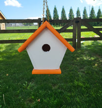 Load image into Gallery viewer, Wren Birdhouse Chickadee bird House Amish Handmade Hanging Bird House Poly Lumber Weather Resistant
