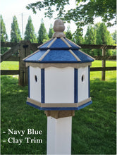 Load image into Gallery viewer, Amish Birdhouse Poly With 3 Nesting Compartments
