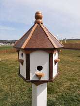 Load image into Gallery viewer, X-Large Bird House - 6 Nesting Compartments - Amish Handmade - Weather Resistant - Made of Poly Lumber - Birdhouse Outdoor
