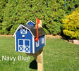 Amish Mailbox - Handmade - Dutch Barn Style - Wooden - Color Options - Barn Mailboxes Wood