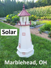 Load image into Gallery viewer,  Decorative, Light fixtures, solar garden lights, Lawn Lighthouse, Outdoor lighthouse, Backyard lighthouse, Outdoor, solar lighthouse, Lighthouse outdoor, Garden décor, Backyard, Outdoor Lights, Pipe cover, Well cover, Solar lighthouse, Lawn ornament , Exterior lighthouse , Solar,  Yard Decorations
