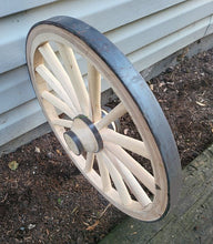 Load image into Gallery viewer, Wooden Wheels  - Wagon Wheels - Buggy Wheels - Wooden Cart Wheels - Amish Handmade - Country Decor- Primitive
