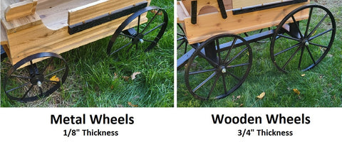 Hitch Wagon - Buckboard Wagon - Amish Handmade - Garden Decor - Country Decor- Primitive