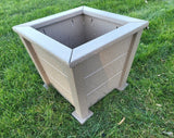 Planter Box - Garden Planter Box - Square Patio Planter - Rustic Farmhouse Planter -Amish Handmade - Planters