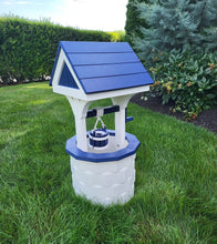 Load image into Gallery viewer, Garden Wishing Well- Yard Wishing Well - Poly - Amish Handmade - Wishing Wells
